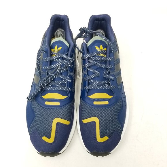 adidas Boost Day Jogger FW4832 Running Trainer Navy Blue Black Gold 12.5… - Picture 5 of 11